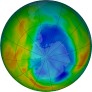 Antarctic Ozone 2017-08-25
